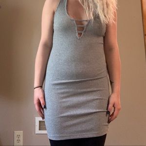 Tank top knit dress